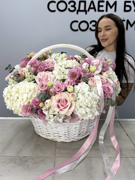 Цветы в корзине XL №15