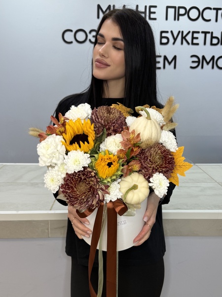 Цветы в коробке М №16