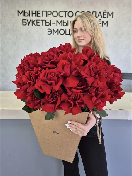 Французские розы 35шт №1