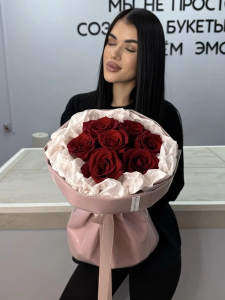 Розы Эквадор 7шт №62