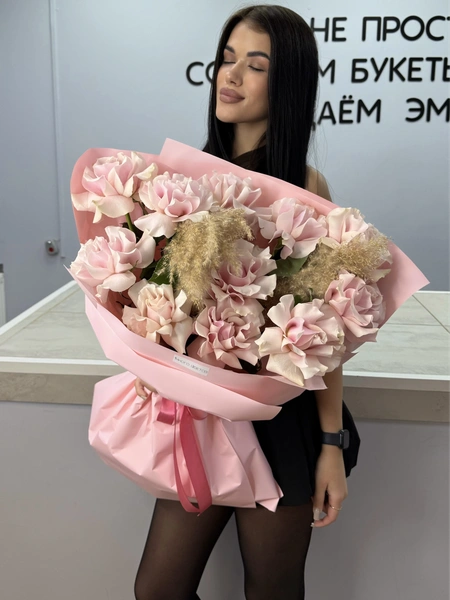 Французские розы с картодерией №28