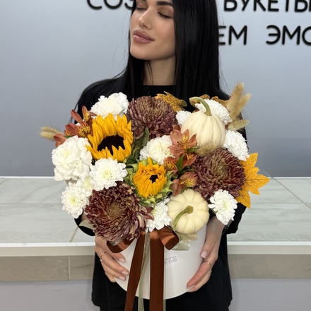 Цветы в коробке М №16