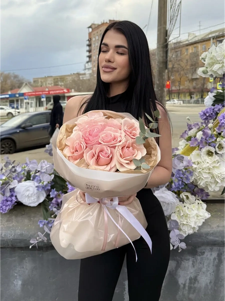 Розы Эквадор розовые