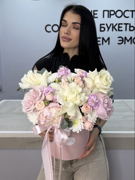 Цветы в коробке М №154