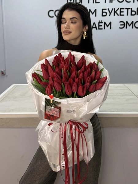 Тюльпаны 51шт №13