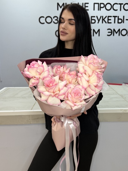 Французские розы 7шт №11