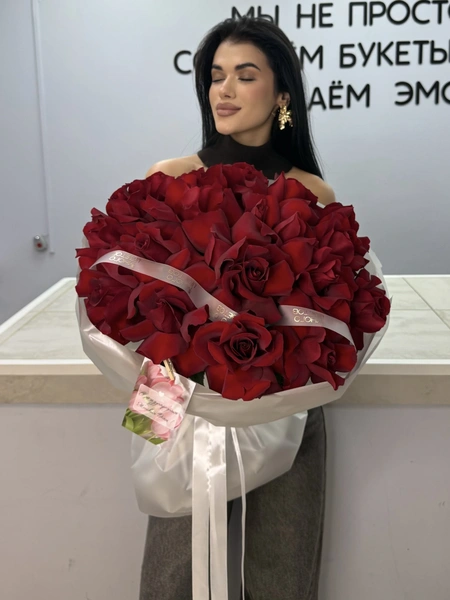 Французские розы 21шт №58