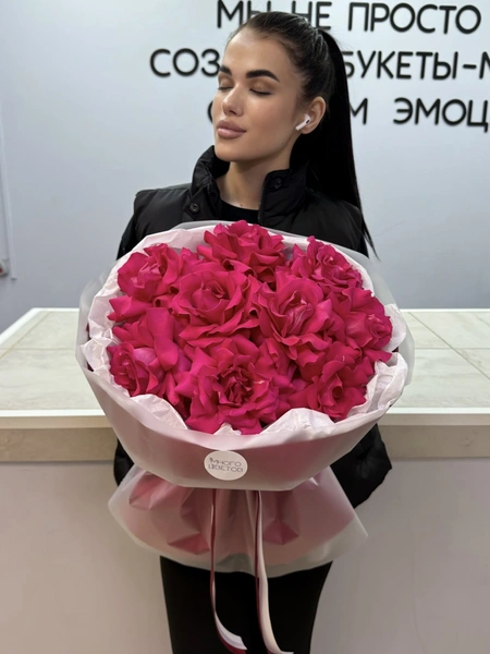 Французские розы 9шт №37